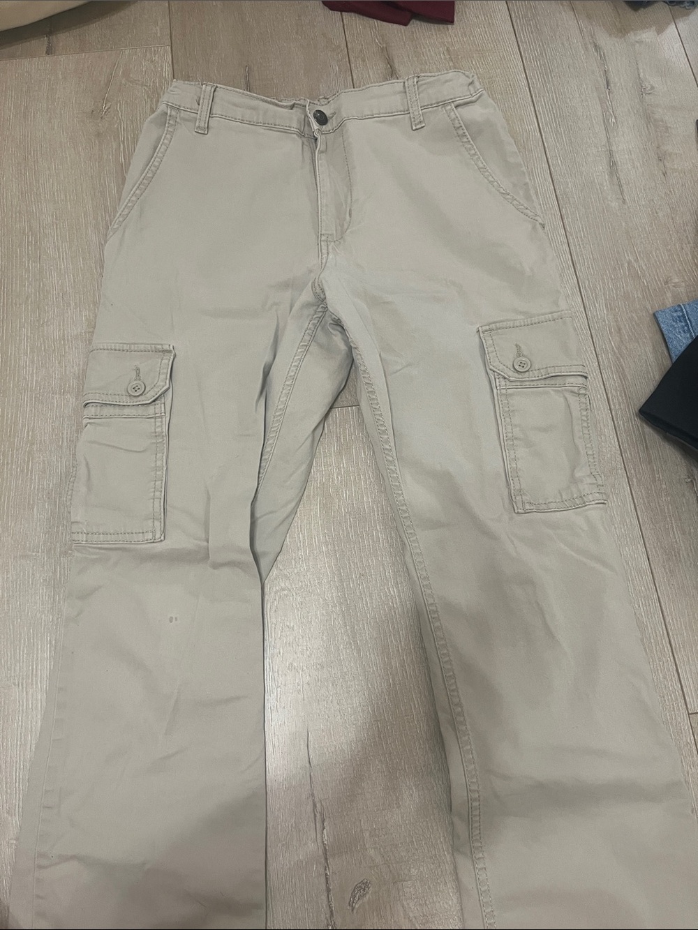 khaki cargo pants